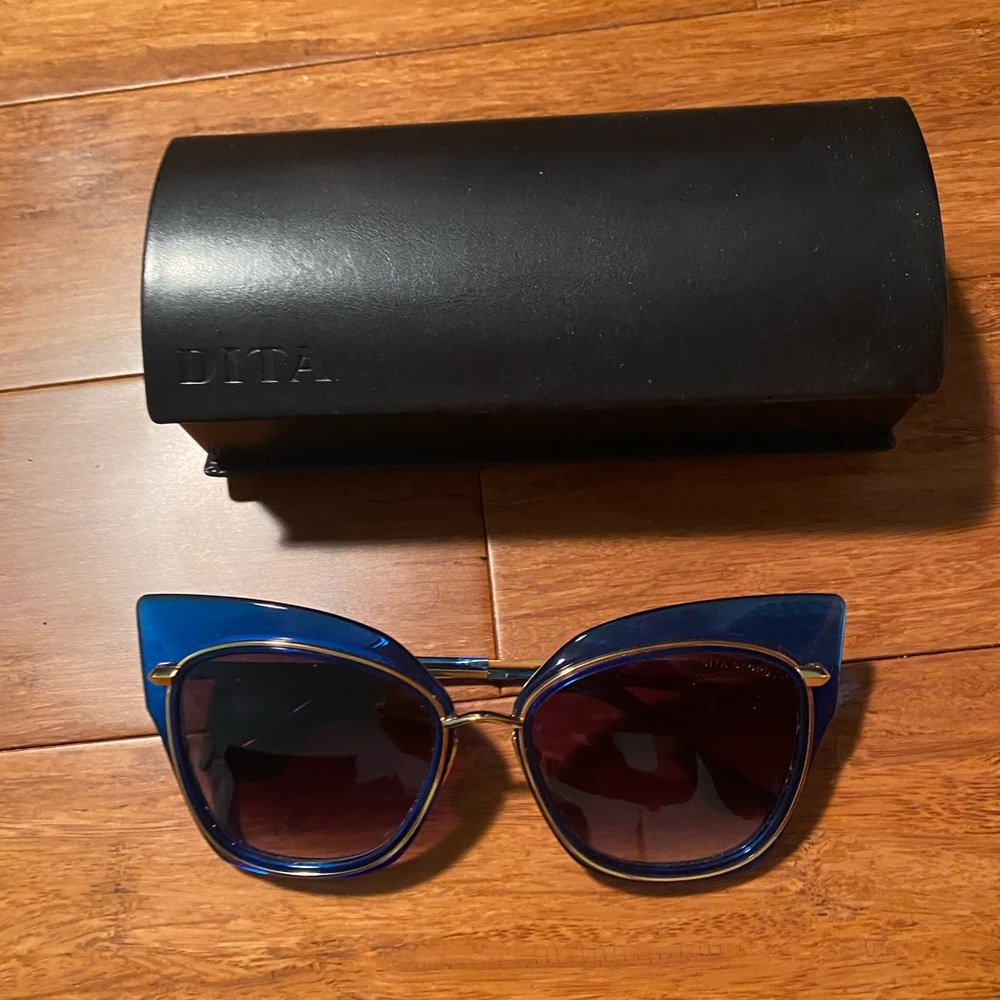 DITA Cat Eye Blue Sunglasses Eyewear